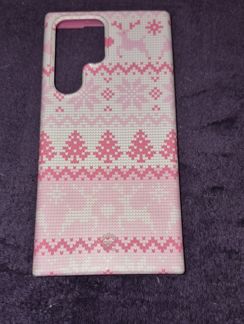 Velvet Caviar Bubble Gum Sweater Christmas Case Samsung S23 Ultra